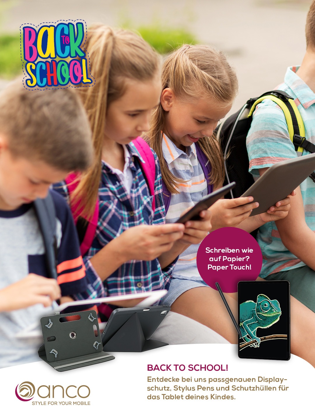anco® Zubehör für den Schulstart