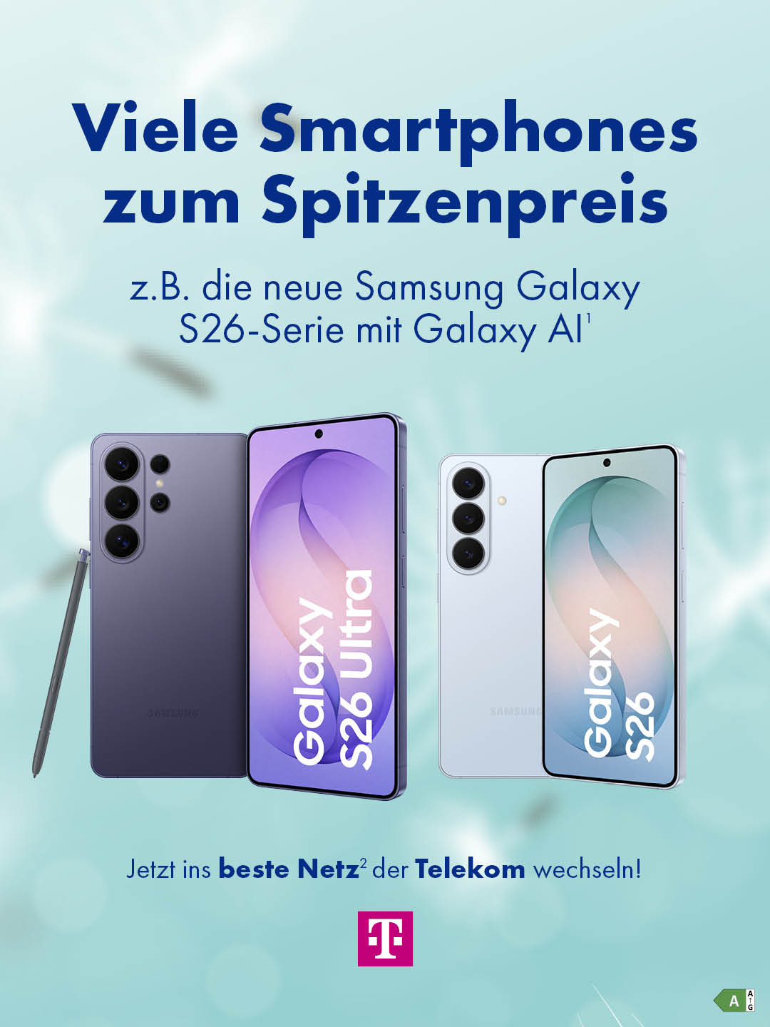 Telekom Osteraktion - Samsung Galaxy S26 und S26 Ultra zum Spitzenpreis